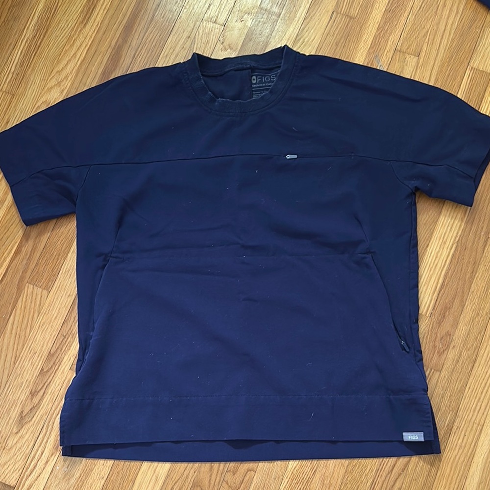 Figs Women’s Deep Blue Short Sleeve Tee